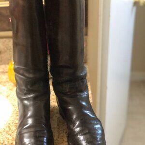 Black Wehrmacht Officer Boots size 10